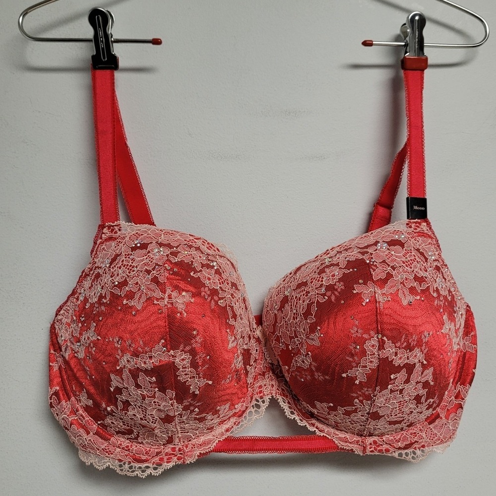 NWT Victoria's Secret DREAM ANGELS Lined Demi bra 32DDD Swarovski Crystal New